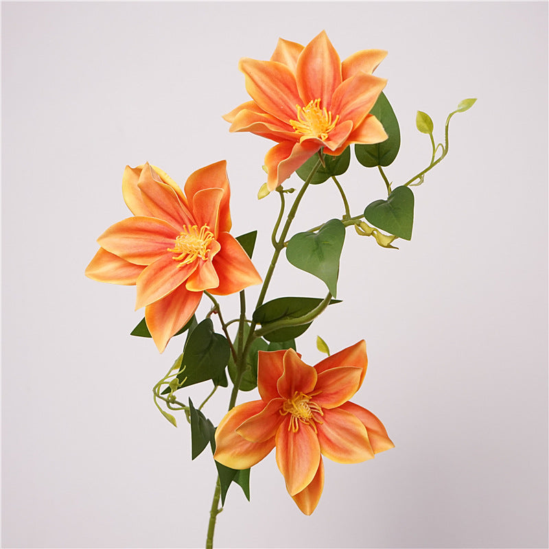 Clematis, Artificial flower, Vivid, 6Pcs/10Pcs/20Pcs a Pack