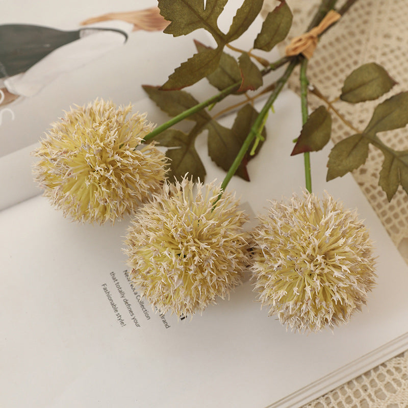 Dandelion, Artificial Flower, Autumn Style, Wedding table decoration, 6/12/24 Pcs