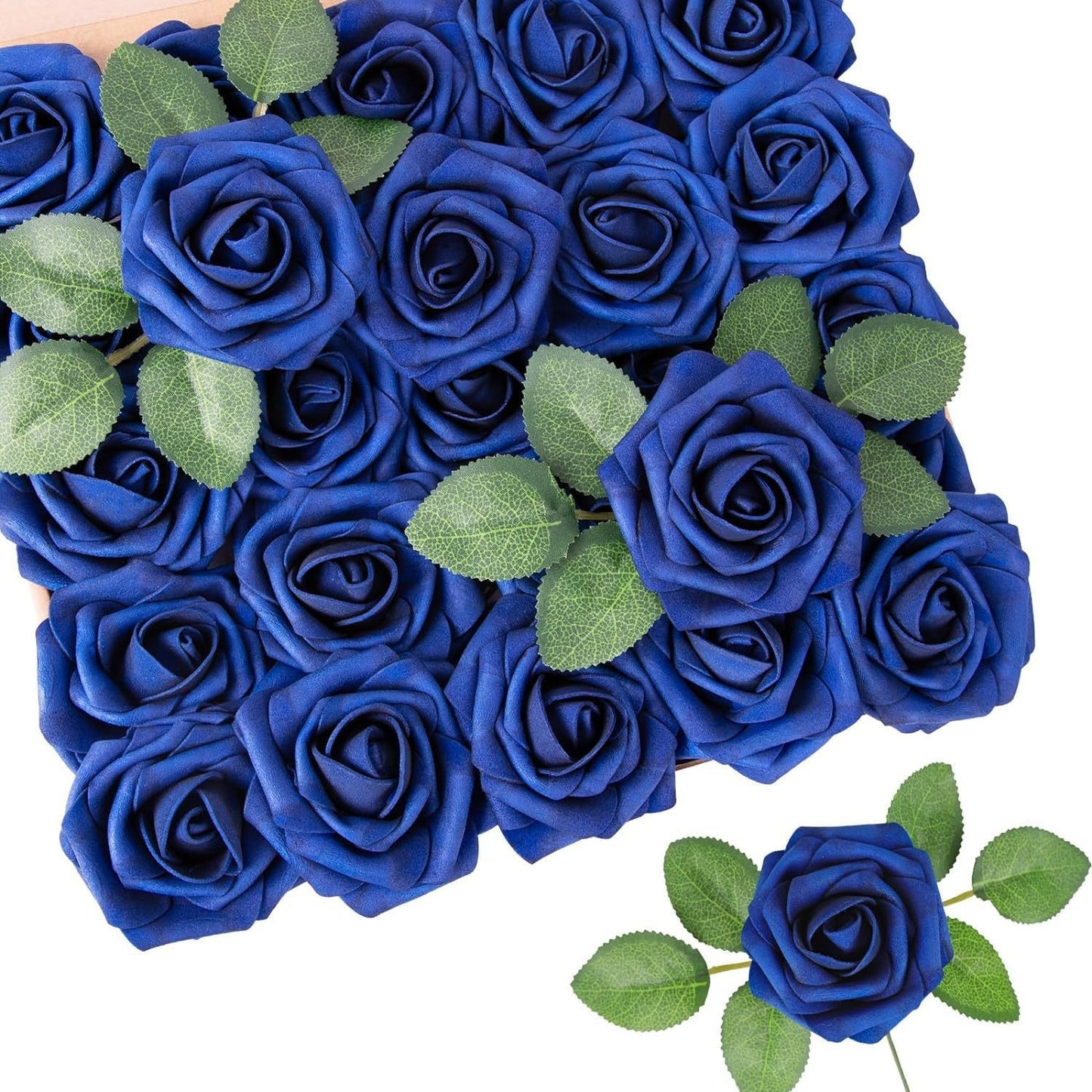 Artificial Rose Box Set, 50 Flowers per Box, 4Boxes/6Boxes, Suitable for Wedding and Celebration Decoration