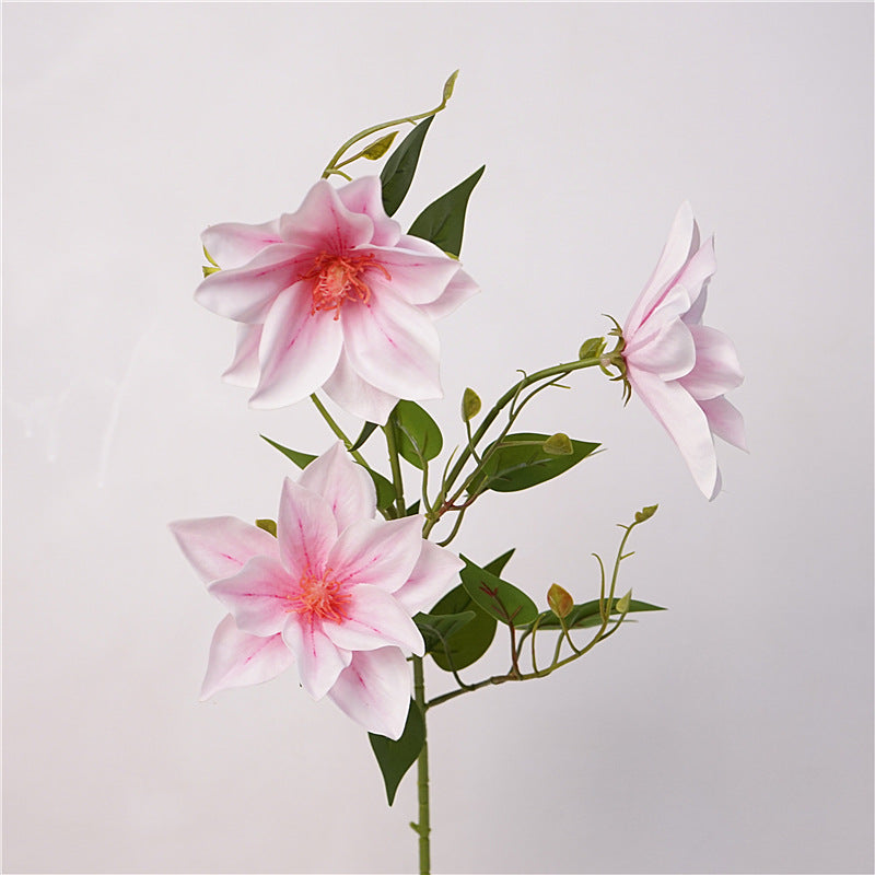 Clematis, Artificial flower, Vivid, 6Pcs/10Pcs/20Pcs a Pack