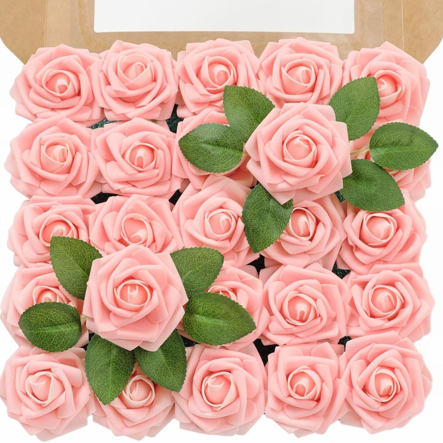 Artificial Rose Box Set, 50 Flowers per Box, 4Boxes/6Boxes, Suitable for Wedding and Celebration Decoration