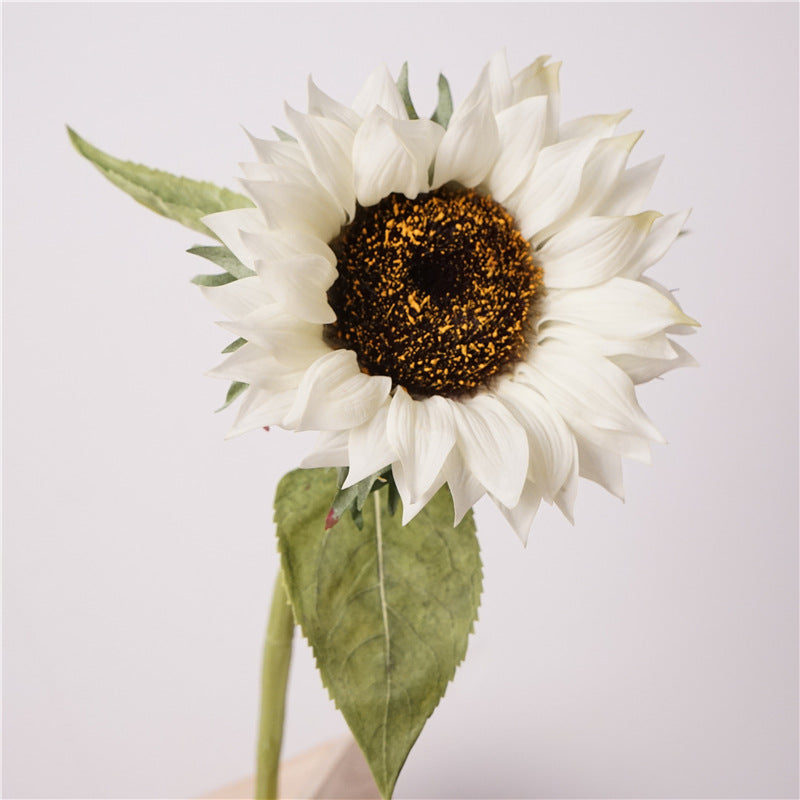 White Sunflower, Artificial Flower, 6Pcs/12Pcs/24Pcs