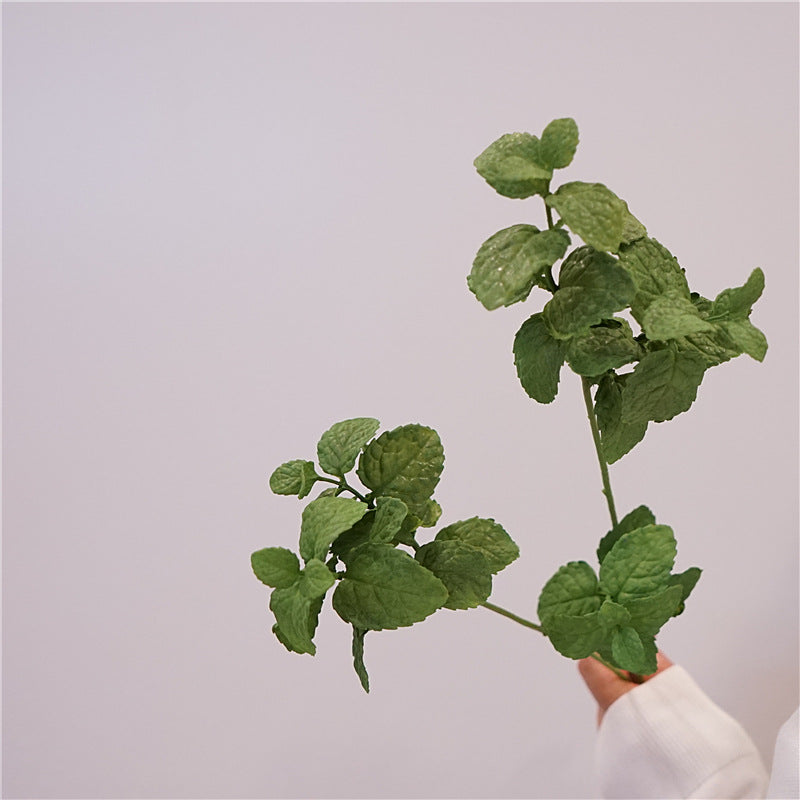 Mint, Artificial Plant, peppermint leaf, 50cm(1.64) tall, 12/24/40Pcs