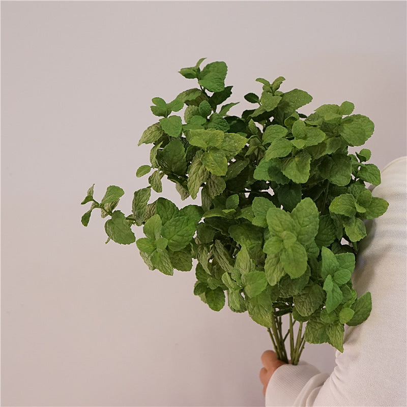 Mint, Artificial Plant, peppermint leaf, 50cm(1.64) tall, 12/24/40Pcs