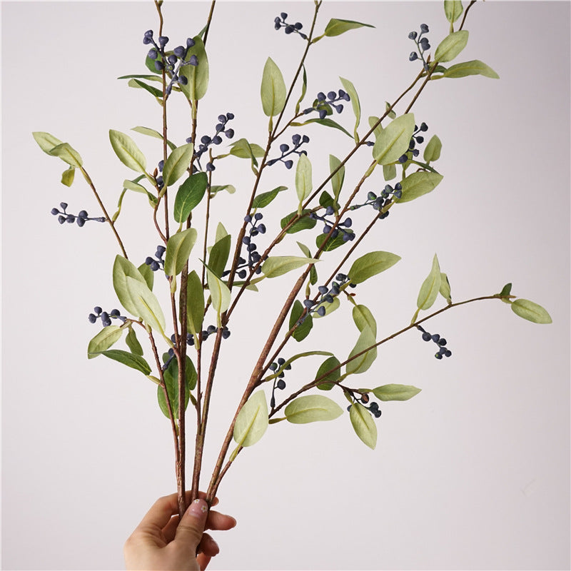 Cowberry blueberry, Bilberry, huckleberry, Artificial Plant, 6Pcs/12Pcs/24Pcs