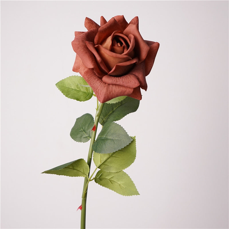 Austin rose, Artificial flower, High quality, moisturizing feel, 8Pcs a Pack
