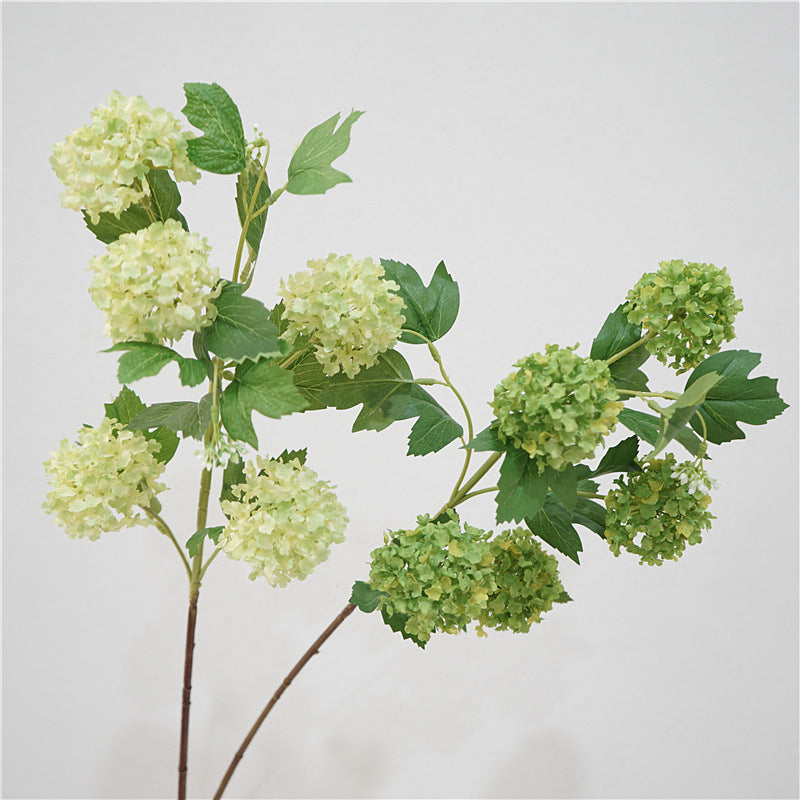 Viburnum macrocephalum, Artificial Flower, Little hydrangea, 6Pcs/12Pcs/24Pcs