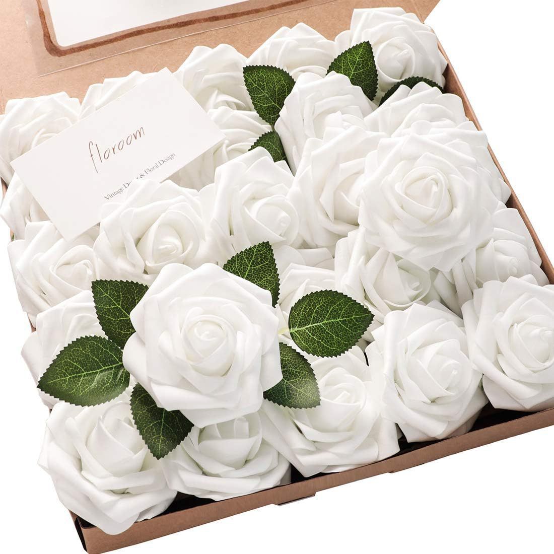 Artificial Rose Box Set, 50 Flowers per Box, 4Boxes/6Boxes, Suitable for Wedding and Celebration Decoration
