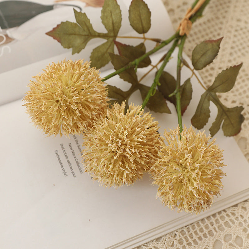 Dandelion, Artificial Flower, Autumn Style, Wedding table decoration, 6/12/24 Pcs