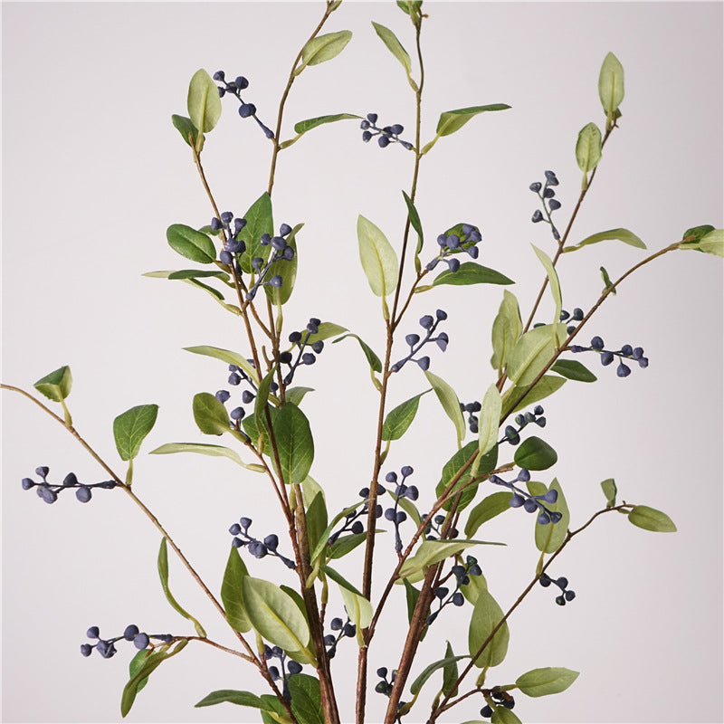 Cowberry blueberry, Bilberry, huckleberry, Artificial Plant, 6Pcs/12Pcs/24Pcs
