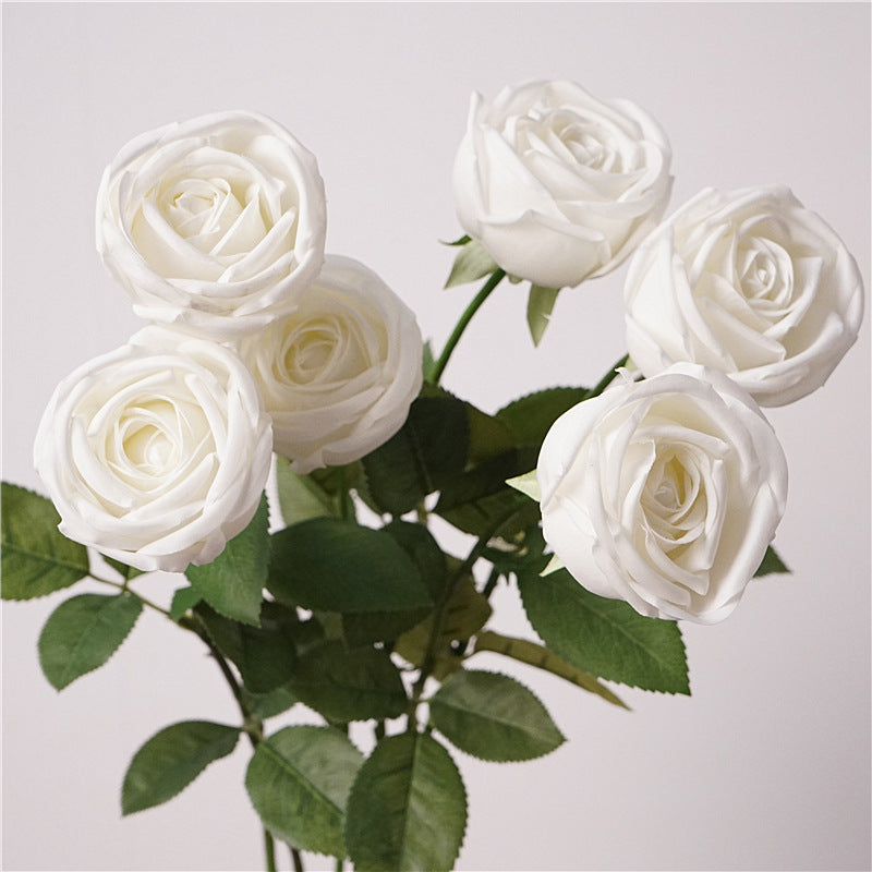 Crown Rose, Artificial Flower, White Rose