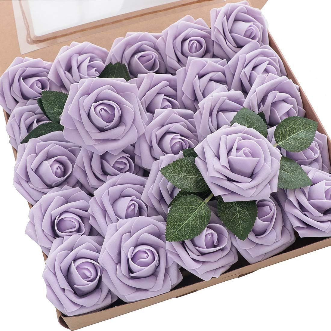Artificial Rose Box Set, 50 Flowers per Box, 4Boxes/6Boxes, Suitable for Wedding and Celebration Decoration