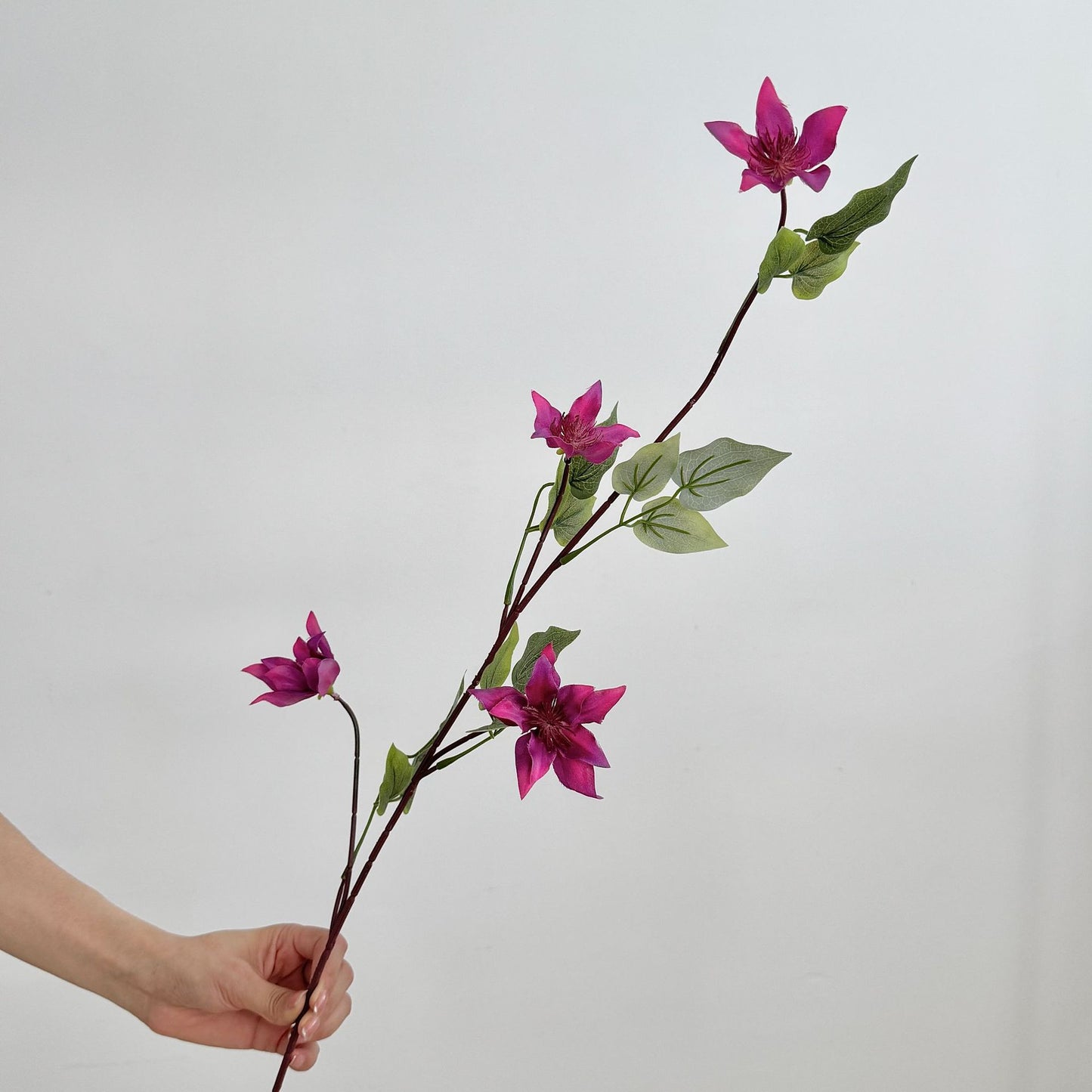 Clematis,Artificial Flower, Suitable for House Decoration, Package