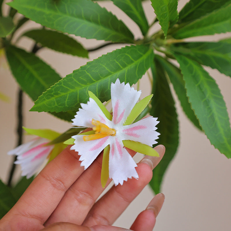 Elaeocarpus hainanensis, Artificial green plants, 8Pcs a Pack