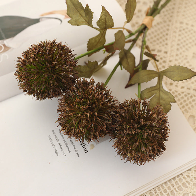 Dandelion, Artificial Flower, Autumn Style, Wedding table decoration, 6/12/24 Pcs