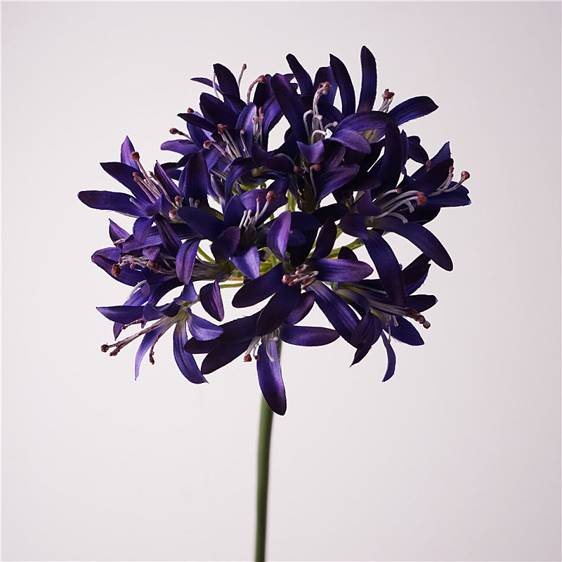 Agapanthus, Artificial Flower, Lily of the Nile, African Lily, 6Pcs/12Pcs a Pack