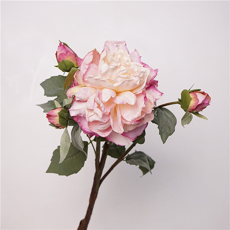 Chinese Peony, Artificial Flower, oil painting Style, Suitable for living room decoration and for photography