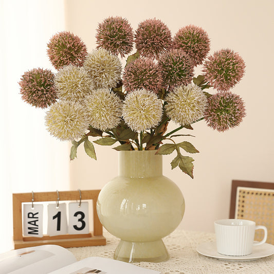 Dandelion, Artificial Flower, Autumn Style, Wedding table decoration, 6/12/24 Pcs