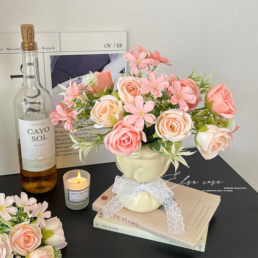 Little Rose Bouquet, Artificial flower, 6Pcs/12Pcs/24Pcs