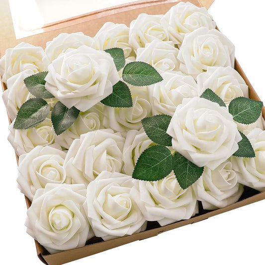 Artificial Rose Box Set, 50 Flowers per Box, 4Boxes/6Boxes, Suitable for Wedding and Celebration Decoration