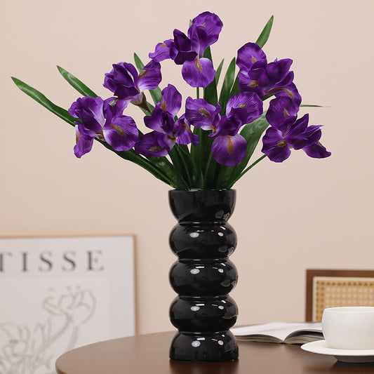 Iris, Artificial Flower, bouquet, Hotel and house decoration, 6/12/24 Pcs