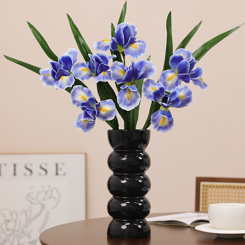 Iris, Artificial Flower, bouquet, Hotel and house decoration, 6/12/24 Pcs