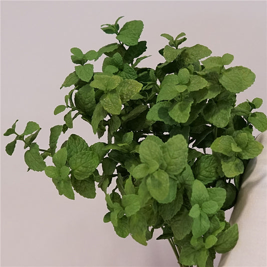 Mint, Artificial Plant, peppermint leaf, 50cm(1.64) tall, 12/24/40Pcs