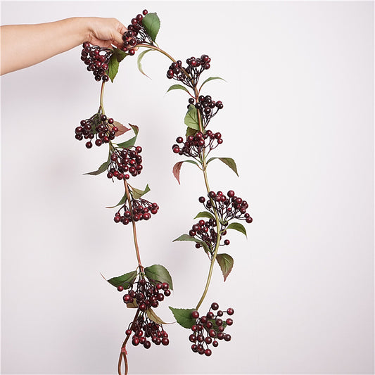 Berry Rattan, Long decorative rattan, Artificial Plant, 3Pcs/12Pcs